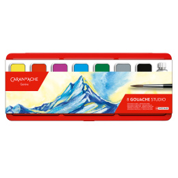Gouache Studio Ensemble de 8 dans le groupe Matériels d'artistes / Couleurs de l'artiste / Gouaches chez Pen Store (128906)