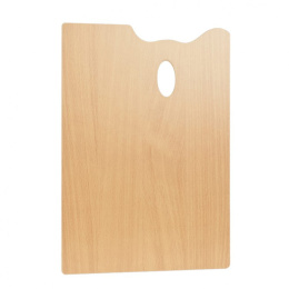 Palette rectangulaire en bois 30 x 40 cm dans le groupe Matériels d'artistes / L'atelier / Palettes chez Pen Store (129182)
