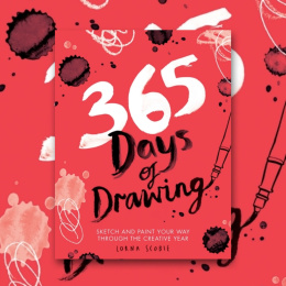 365 Days of Drawing dans le groupe Loisirs créatifs / Livres / Livres pour inspiration chez Pen Store (129253)