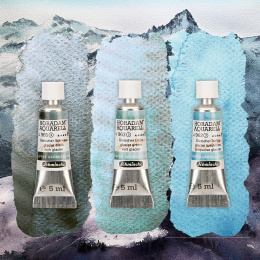 Horadam Super Granulation Set Glacier dans le groupe Matériels d'artistes / Couleurs de l'artiste / Peinture aquarelle / Aquarelle en tube chez Pen Store (129299)