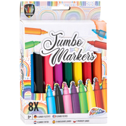 Marqueurs géants 8-set dans le groupe Kids / Crayons pours les enfants / Feutres pour les enfants chez Pen Store (129335)