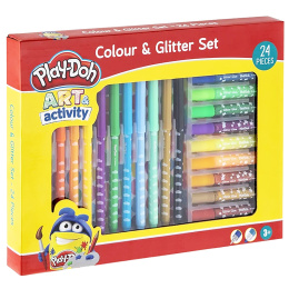 Couleur et Glitter 24-set dans le groupe Kids / Crayons pours les enfants / Feutres pour les enfants chez Pen Store (129344)