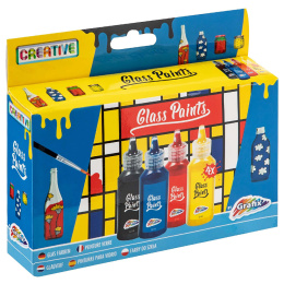 Verre Peintures 4-set dans le groupe Loisirs créatifs / Couleurs / Peinture sur verre et céramique chez Pen Store (129347)