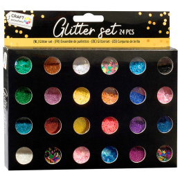 Glitter 24-set Mix dans le groupe Loisirs créatifs / Former / Hobby et DIY chez Pen Store (129398)