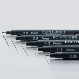 Pointliner Ensemble de 5 dans le groupe Stylos / Écrire / Feutres Fineliners chez Pen Store (129511)