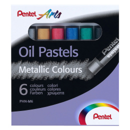 Pastel à l'huile Metallic Ensemble de 6 dans le groupe Matériels d'artistes / Craie et Graphite / Pastels secs chez Pen Store (129514)
