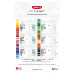 Coloursoft Crayons de couleur Lot de 72 dans le groupe Stylos / Crayons d'artistes / Crayons de couleurs chez Pen Store (129555)