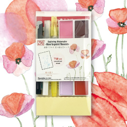 Ensemble d'art aquarelle 12 pièces Flowers dans le groupe Matériels d'artistes / Set Artiste / Set de couleurs chez Pen Store (129612)