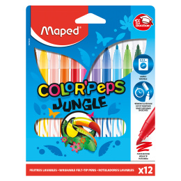 Colorpeps Feutres Jungle Lot de 12 dans le groupe Kids / Amusement et apprentissage / Cadeau enfant chez Pen Store (129631)