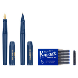 Kaweco x Moleskine Set Bleu dans le groupe Stylos / Stylo haute de gamme / Stylos cadeaux chez Pen Store (129922)