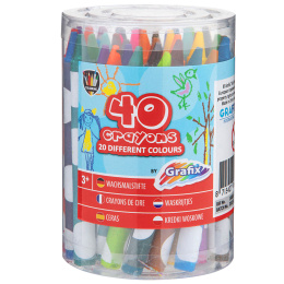Crayons 40 pièces dans le groupe Kids / Crayons pours les enfants / Craies pour les enfants chez Pen Store (129933)