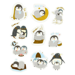 Washi Stickers Pingouins dans le groupe Kids / Amusement et apprentissage / Autocollants chez Pen Store (130012)