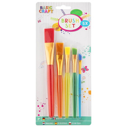 Pinceaux pour enfants Lot de 5 dans le groupe Kids / Hobby et Coleurs pour enfants / Pinceaux pour les enfants chez Pen Store (130031)