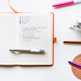 4-Colours Shine Silver Stylo multi-couleurs dans le groupe Stylos / Écrire / Stylos multicolores chez Pen Store (130136)