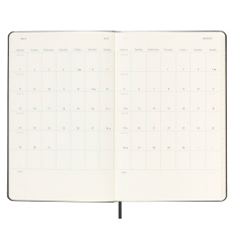 12M Weekly Notebook Hardcover Large Black dans le groupe Papiers & Blocs / Calendriers et agendas / Calendriers 12 mois chez Pen Store (130170)
