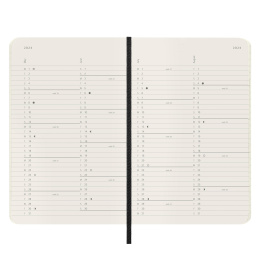 12M Monthly Calendrier Softcover Pocket Black dans le groupe Papiers & Blocs / Calendriers et agendas / Calendriers 12 mois chez Pen Store (130190)