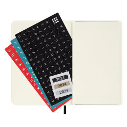 12M Monthly Calendrier Softcover Pocket Black dans le groupe Papiers & Blocs / Calendriers et agendas / Calendriers 12 mois chez Pen Store (130190)