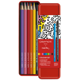 Keith Haring Limited Edition Colour Set dans le groupe Stylos / Crayons d'artistes / Crayons de couleurs chez Pen Store (130246)