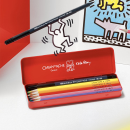 Keith Haring Limited Edition Colour Set dans le groupe Stylos / Crayons d'artistes / Crayons de couleurs chez Pen Store (130246)