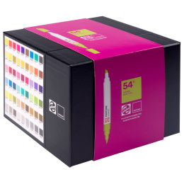 Marker Ensemble de 54 dans le groupe Stylos / Crayons d'artistes / Feutres d'illustrations chez Pen Store (130475)