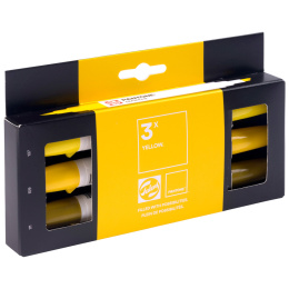 Marker Ensemble de 3 Yellow dans le groupe Stylos / Crayons d'artistes / Feutres d'illustrations chez Pen Store (130478)