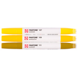 Marker Ensemble de 3 Yellow dans le groupe Stylos / Crayons d'artistes / Feutres d'illustrations chez Pen Store (130478)