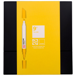 Marker Ensemble de 9 Yellow dans le groupe Stylos / Crayons d'artistes / Feutres d'illustrations chez Pen Store (130483)