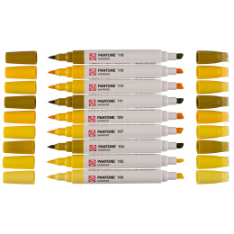 Marker Ensemble de 9 Yellow dans le groupe Stylos / Crayons d'artistes / Feutres d'illustrations chez Pen Store (130483)