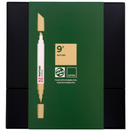 Marker Ensemble de 9 Nature dans le groupe Stylos / Crayons d'artistes / Feutres d'illustrations chez Pen Store (130496)