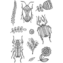 Clear Stamps Insectes dans le groupe Loisirs créatifs / Accessoires Hobby / Tampons chez Pen Store (130560)