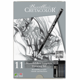 Monolith Box ensemble de graphite dans le groupe Matériels d'artistes / Craie et Graphite / Graphite et crayon à papier chez Pen Store (130576)