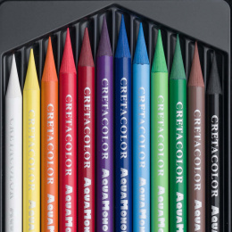 Aqua Monolith Crayons Aquarelle Lot de 12 dans le groupe Stylos / Crayons d'artistes / Crayons aquarellables chez Pen Store (130577)