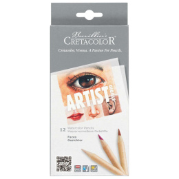 Artist Studio Crayons aquarelle Faces Lot de 12 dans le groupe Stylos / Crayons d'artistes / Crayons aquarellables chez Pen Store (130578)
