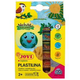 Plastilina Pâte à modeler ensemble de 6 Nature 15 g dans le groupe Kids / Hobby et Coleurs pour enfants / Pâte à modeler chez Pen Store (130620)