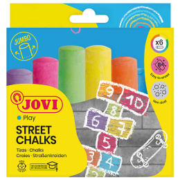 Craies de Trottoir Jumbo Lot de 6 dans le groupe Kids / Crayons pours les enfants / Craies de Trottoir chez Pen Store (130625)