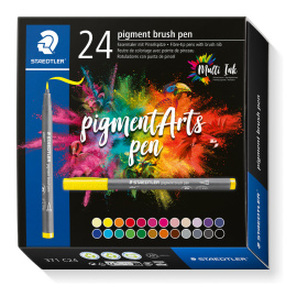 Pigment Arts Brush Pen ensemble de 24 dans le groupe Stylos / Crayons d'artistes / Feutres pinceaux chez Pen Store (130648)