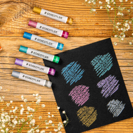 Pastel à l'huile Metallic Ensemble de 6 dans le groupe Matériels d'artistes / Craie et Graphite / Craies pastel chez Pen Store (130651)