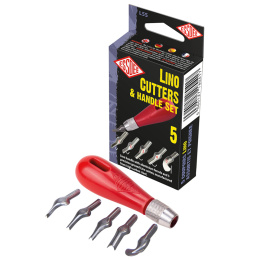 Couteaux pour linoléum 5 pièces dans le groupe Loisirs créatifs / Techniques / Impressions sur lino chez Pen Store (130665)