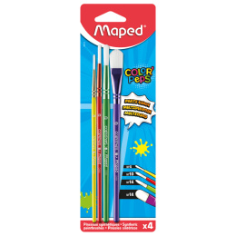 Color'Peps Pinceaux pour enfants lot de 4 dans le groupe Kids / Hobby et Coleurs pour enfants / Pinceaux pour les enfants chez Pen Store (130672)