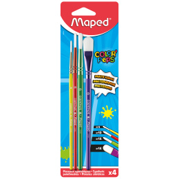 Color'Peps Pinceaux pour enfants lot de 4 dans le groupe Kids / Hobby et Coleurs pour enfants / Pinceaux pour les enfants chez Pen Store (130672)