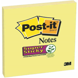 Post-it Super Sticky 76x76 Jaune dans le groupe Papiers & Blocs / Écrire et consigner / Post-it et blocs-notes chez Pen Store (130676)