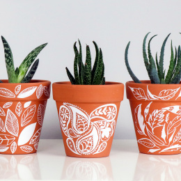 White Ensemble de 8-1 dans le groupe Stylos / Crayons d'artistes / Marqueurs acryliques chez Pen Store (130694)