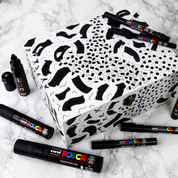 Black Ensemble de 8 dans le groupe Stylos / Crayons d'artistes / Marqueurs acryliques chez Pen Store (130695)