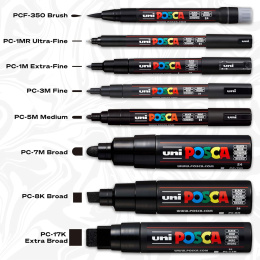 Black Ensemble de 8 dans le groupe Stylos / Crayons d'artistes / Marqueurs acryliques chez Pen Store (130695)