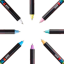 PC-1MR Soft Colours Ensemble de 8 dans le groupe Stylos / Crayons d'artistes / Marqueurs acryliques chez Pen Store (130696)