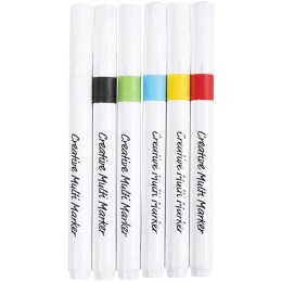 Multimarker 6 pièces dans le groupe Stylos / Crayons d'artistes / Marqueurs acryliques chez Pen Store (130706)
