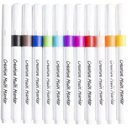 Multimarker 12 pièces dans le groupe Stylos / Crayons d'artistes / Marqueurs acryliques chez Pen Store (130707)
