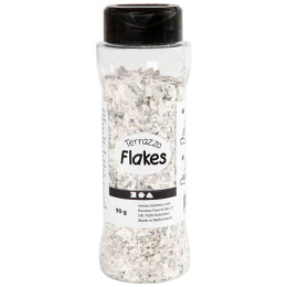 Terrazzo Flakes 90g Gris clair dans le groupe Loisirs créatifs / Former / Hobby et DIY chez Pen Store (130773)