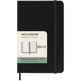 Calendrier 18M WeekNote Hard Cover Pocket Black dans le groupe Papiers & Blocs / Calendriers et agendas / Calendriers 18 mois chez Pen Store (130882)