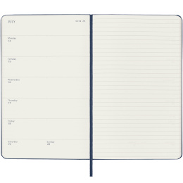 Calendrier 18M WeekNote Hard Cover Pocket Sapphire Blue dans le groupe Papiers & Blocs / Calendriers et agendas / Calendriers 18 mois chez Pen Store (130889)